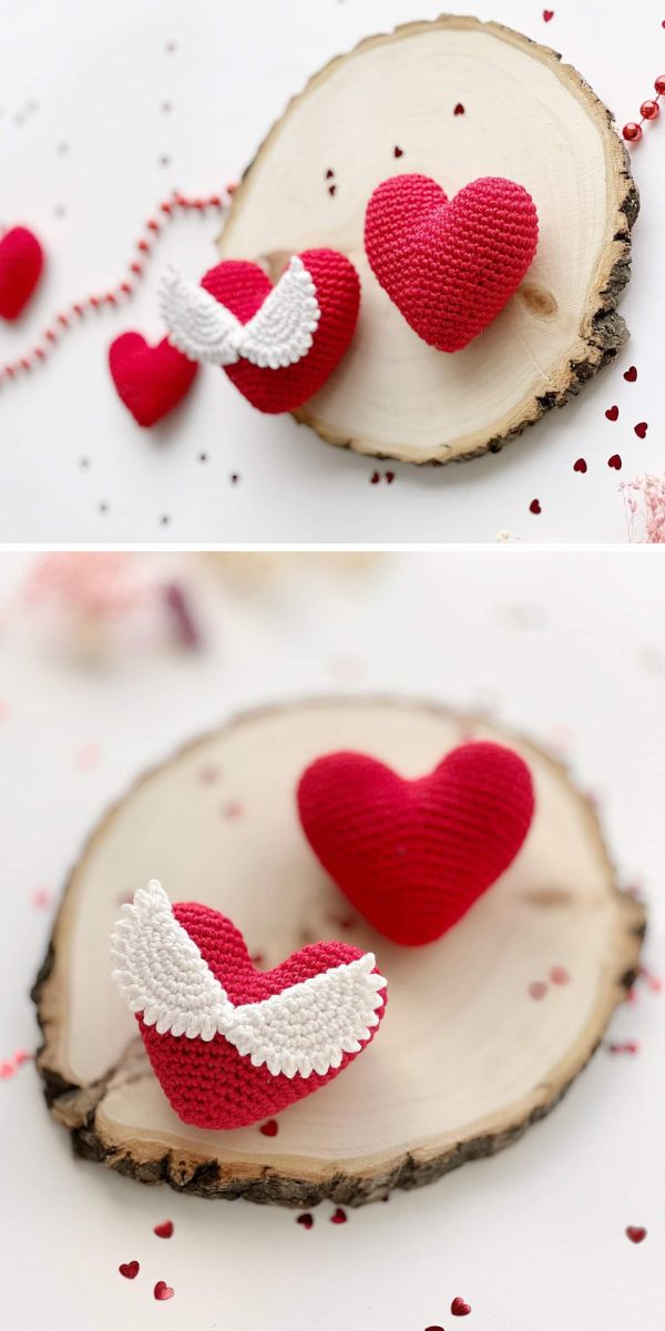 amigurumi heart free crochet pattern