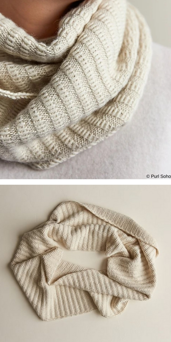 Floats Cowl free knitting pattern