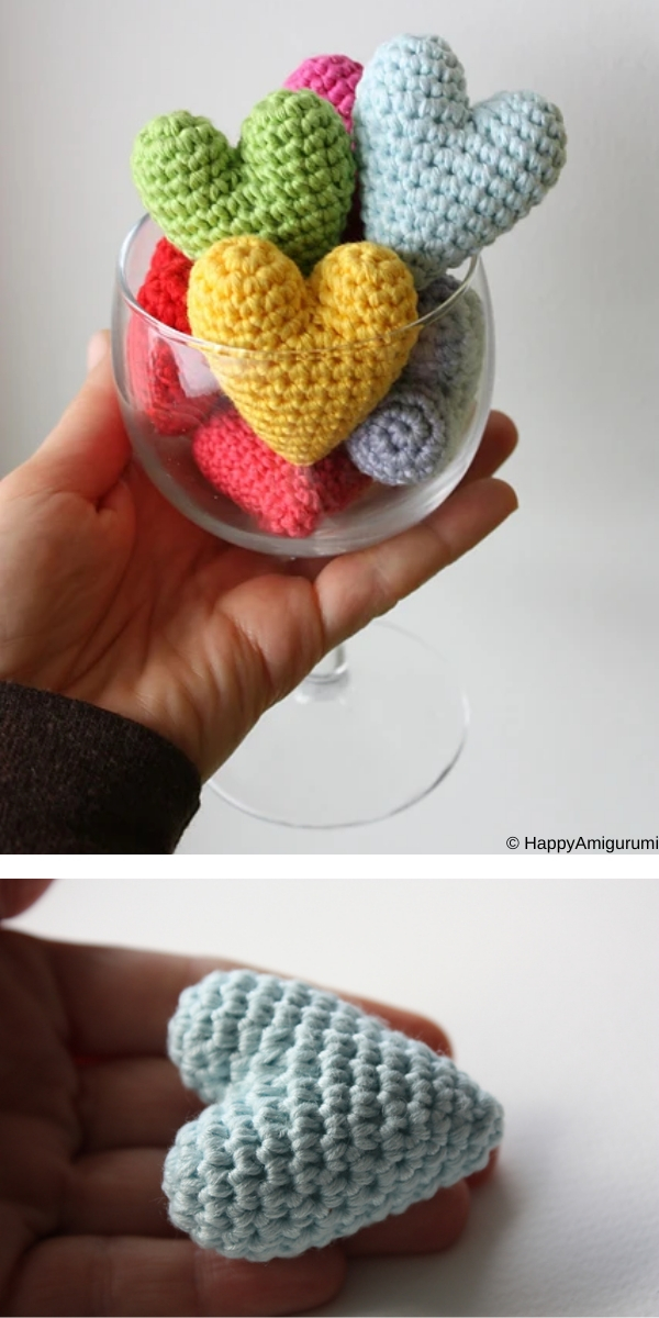 Amigurumi Heart free crochet pattern