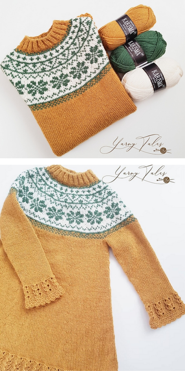 Nordic Style Knitted Sweaters for Kids - 1001 Patterns