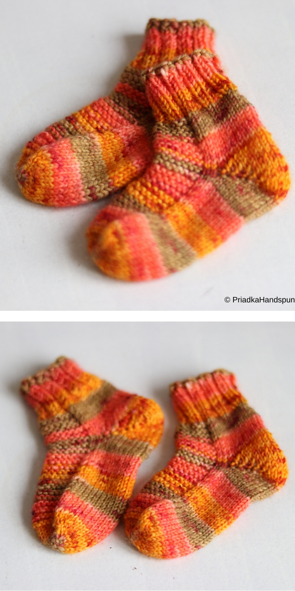 Bitty & Cozy Newborn Socks Knitting Pattern (FREE!) — Under A Tin Roof