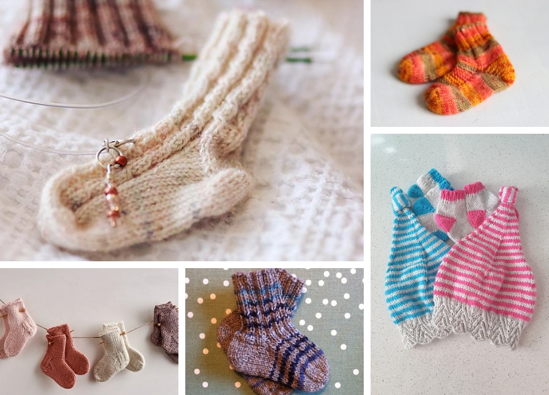 The Most Adorable Knitted Baby Socks free knitting pattern