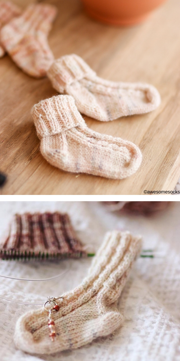 Knitting For Baby, The Free “Perfect Newborn Socks” Pattern – New