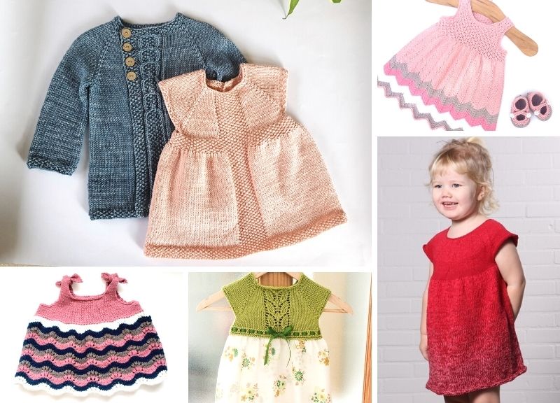 Cute Baby Dresses Knitting