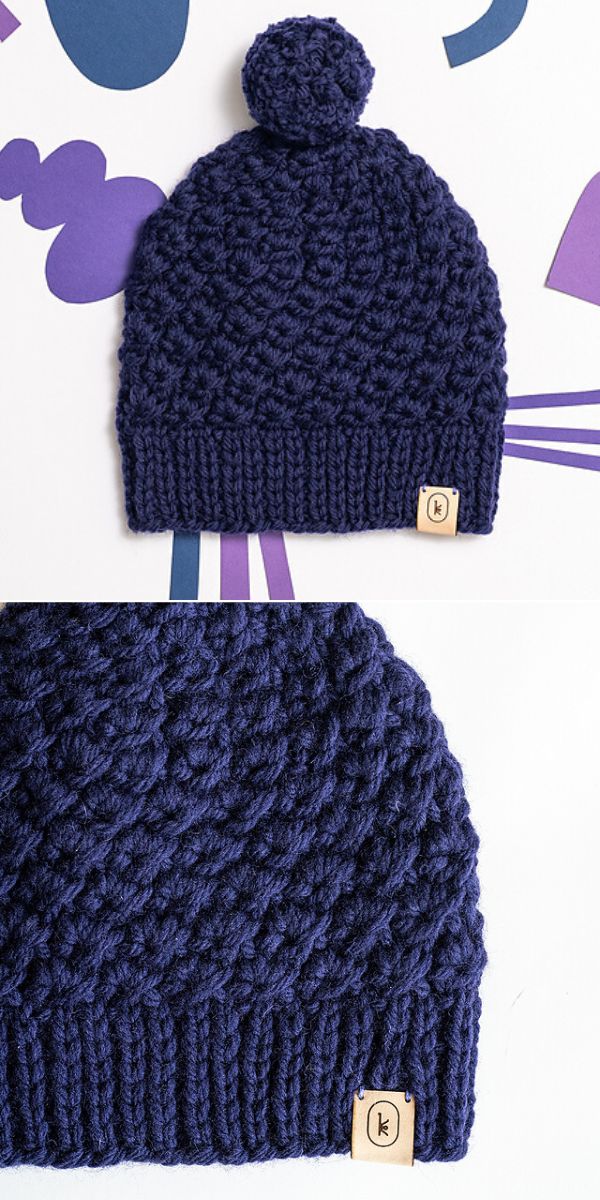 free knit hat pattern