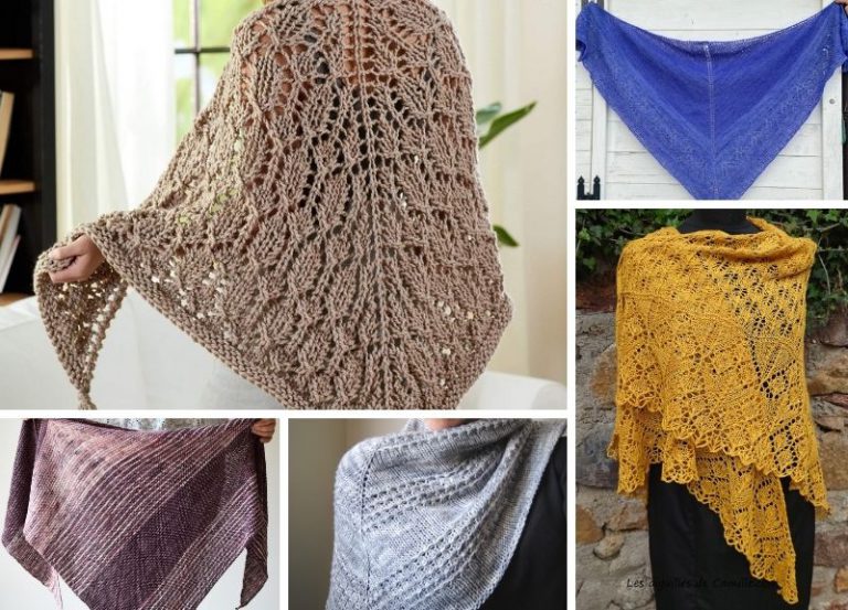 21 Elegant Knitted Shawls Ideas
