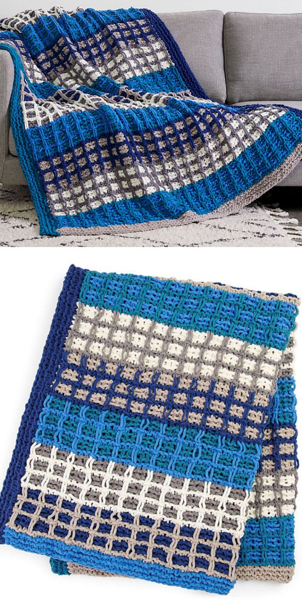knitted throw free pattern