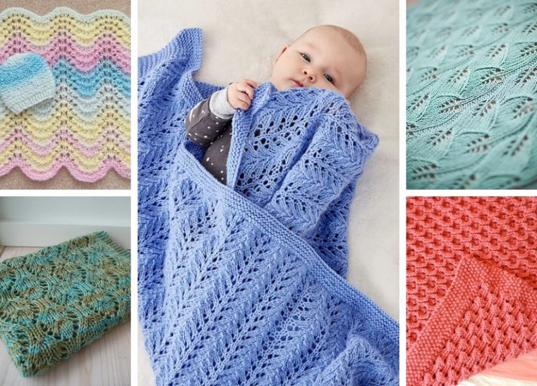 Gentle Knitted Baby Blankets