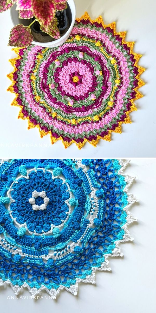 Vere Flos Mandala Free Crochet Pattern