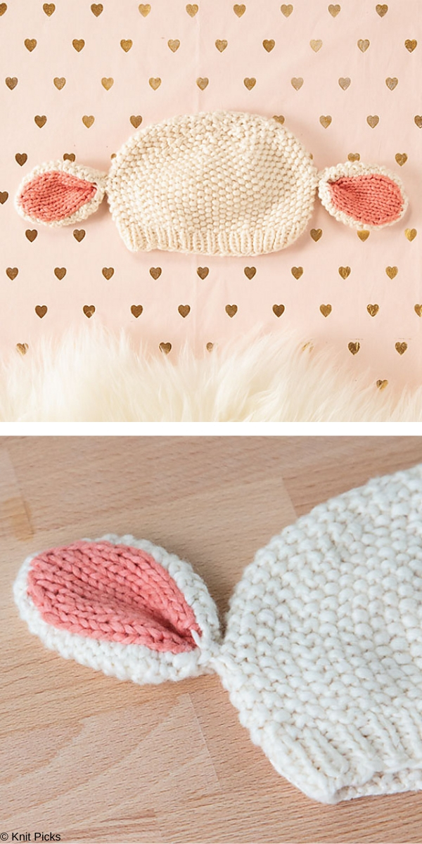 Sheep Hat Free Knitting Pattern