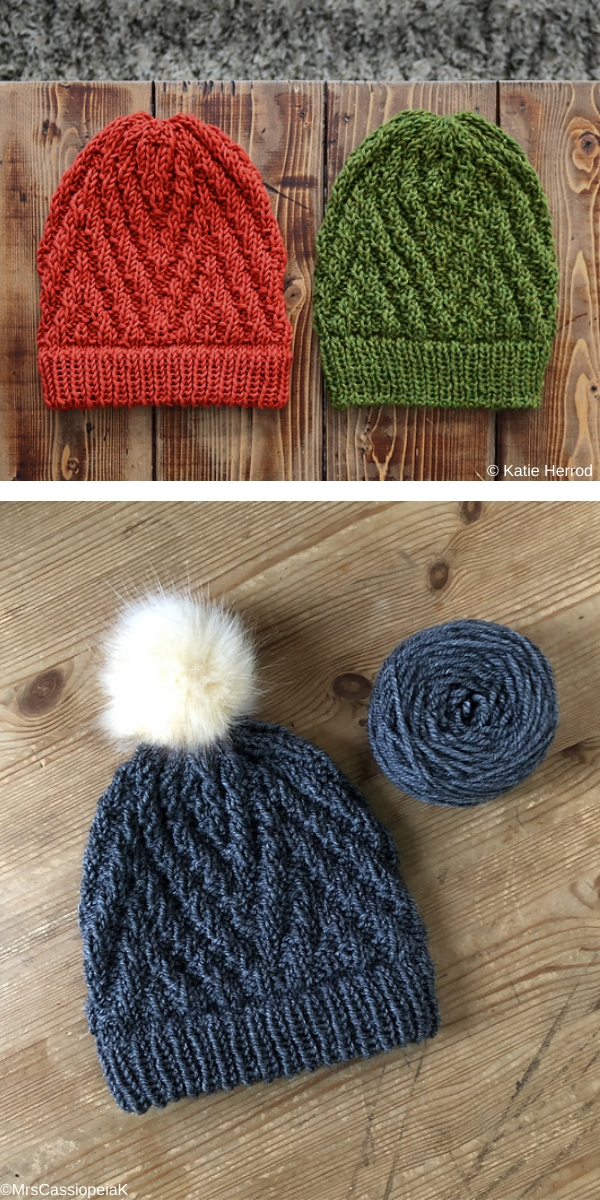 Spruce Grouse Hat knitting pattern
