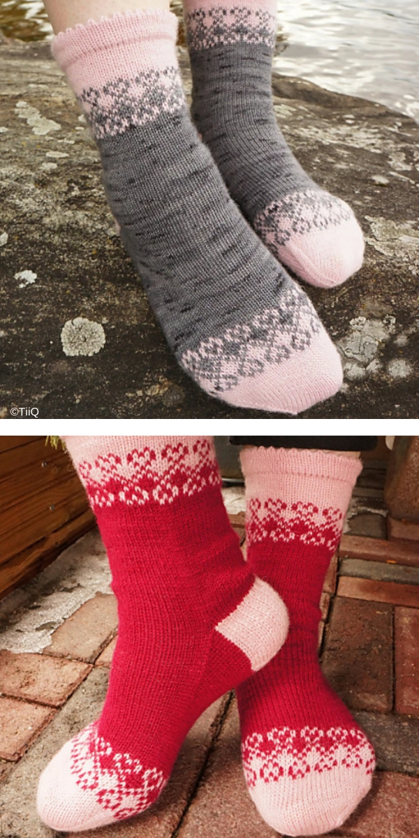 Seven Sock Knitting Patterns for Socktober Coziness - A Bee In The