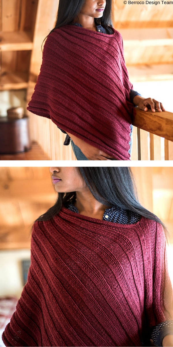 19 Elegant Knitted Poncho Patterns for Cozy Multilayered Outfits