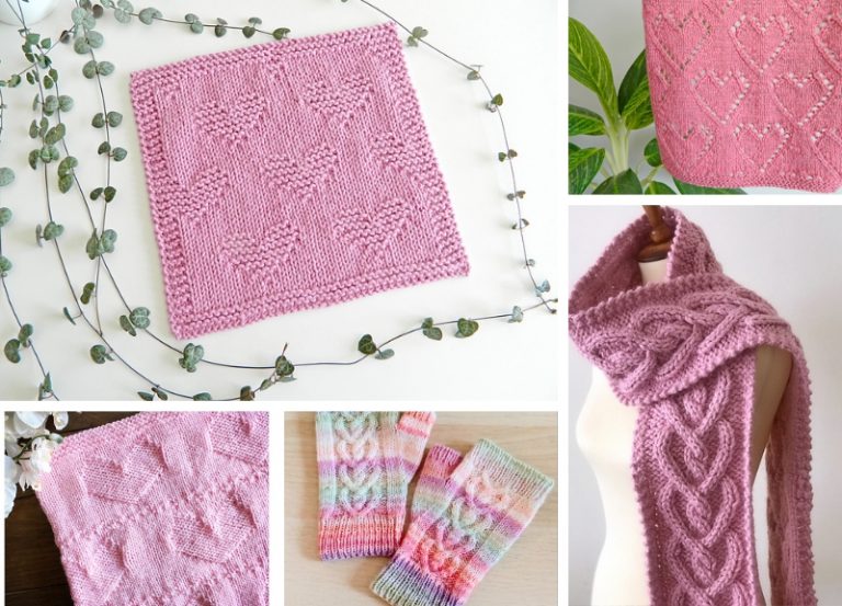 Heart-Themed Knitting Projects Free Patterns
