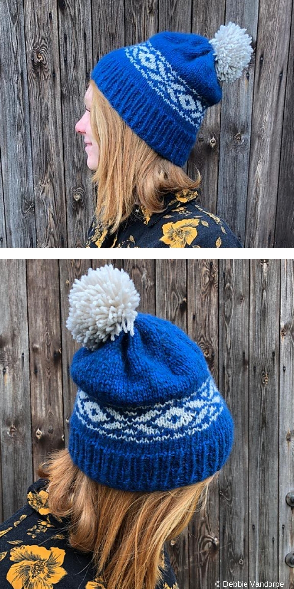 Lafette Hat Free Knitting pattern