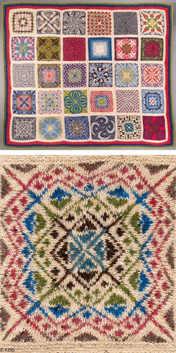 Patchwork Squares Blankets Knitting Patterns - 1001 Patterns