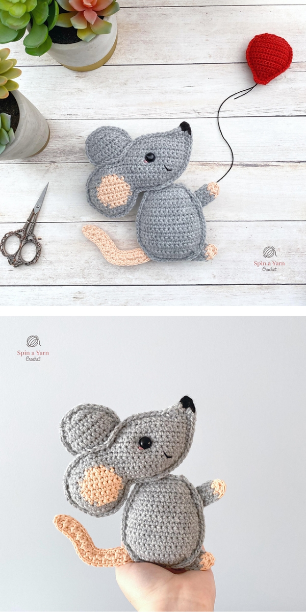 Mouse Amigurumi free crochet pattern