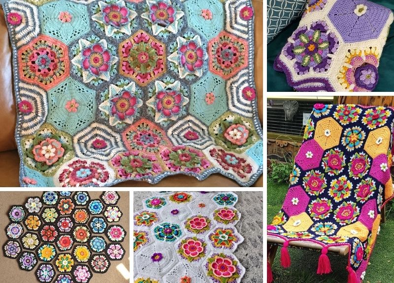 Frida's Flowers Crochet Blankets