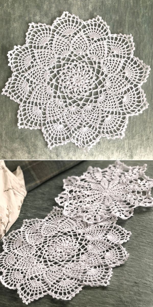 Moonpetals Doily Free Crochet Pattern