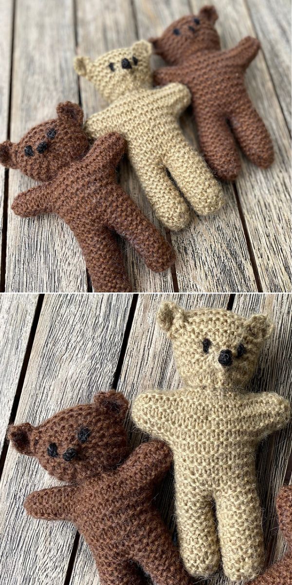 classic bear free knitting pattern