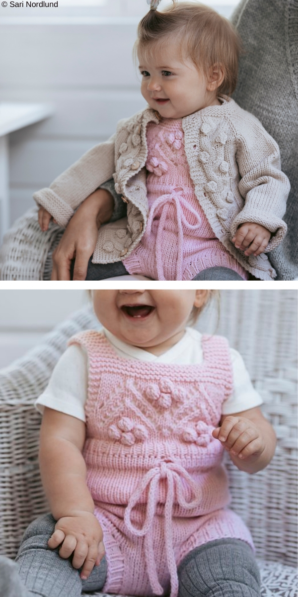 Knit baby on sale romper pattern