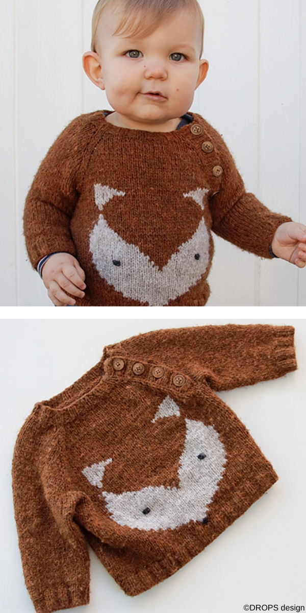 Animalinspired Baby Sweaters Free Knitting Patterns