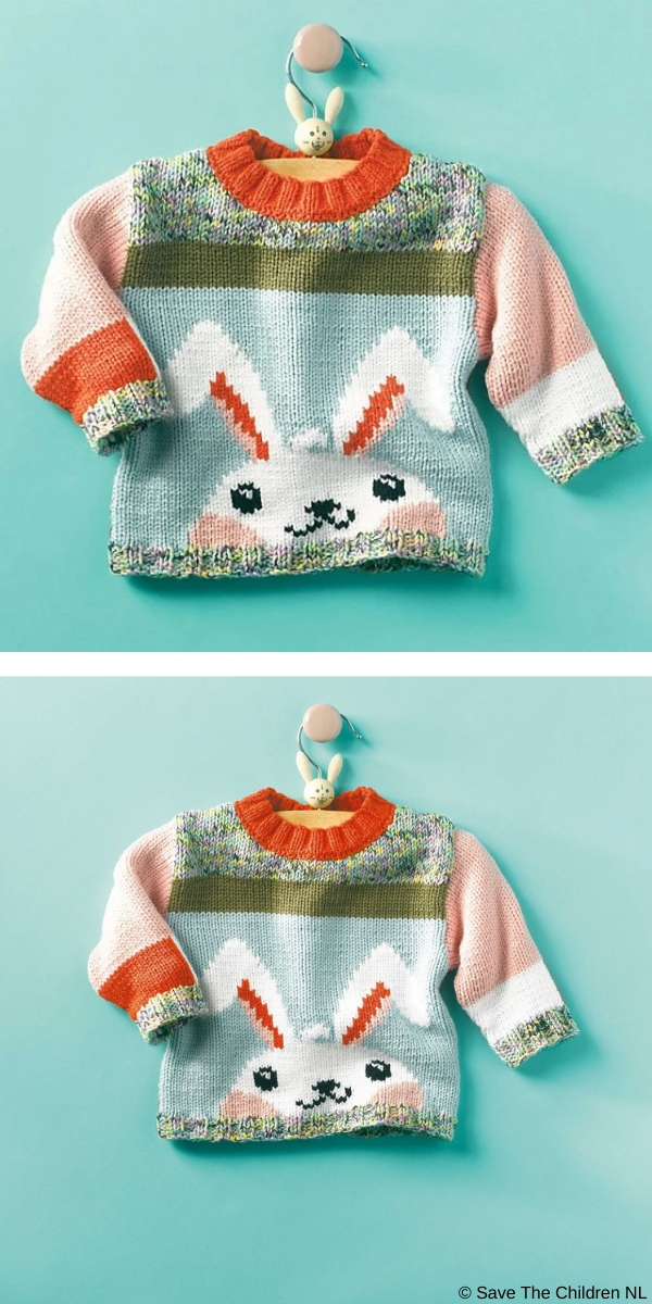  Rabbit Sweater Free Knitting Pattern
