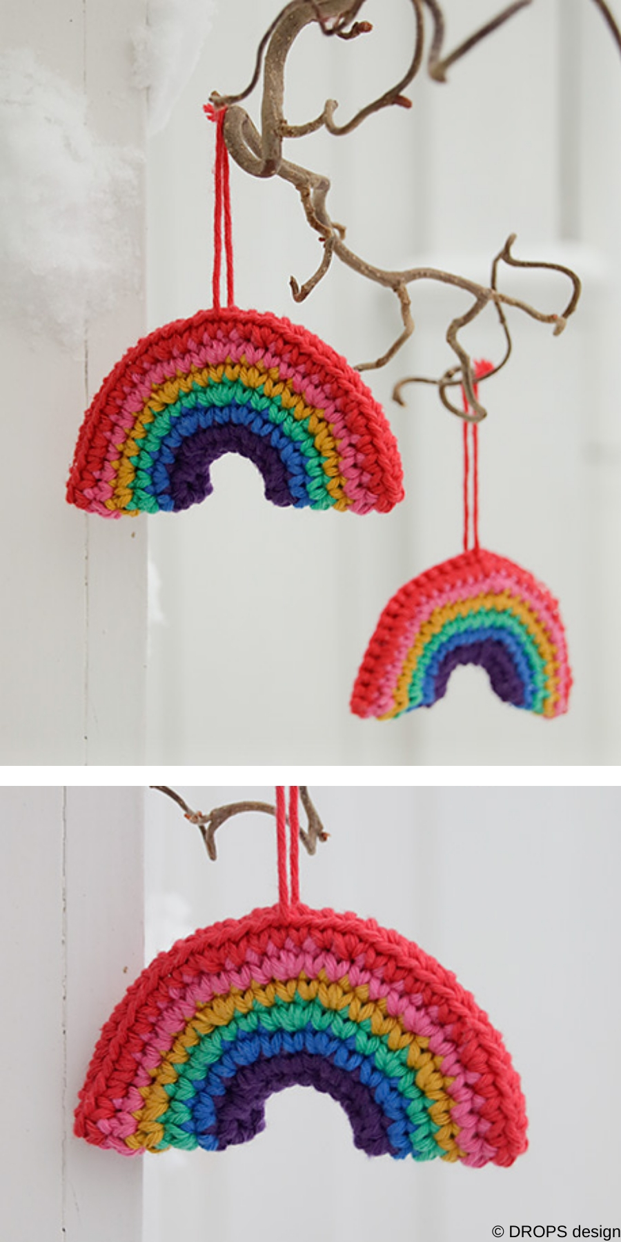 Holiday Rainbows Free Crochet Pattern