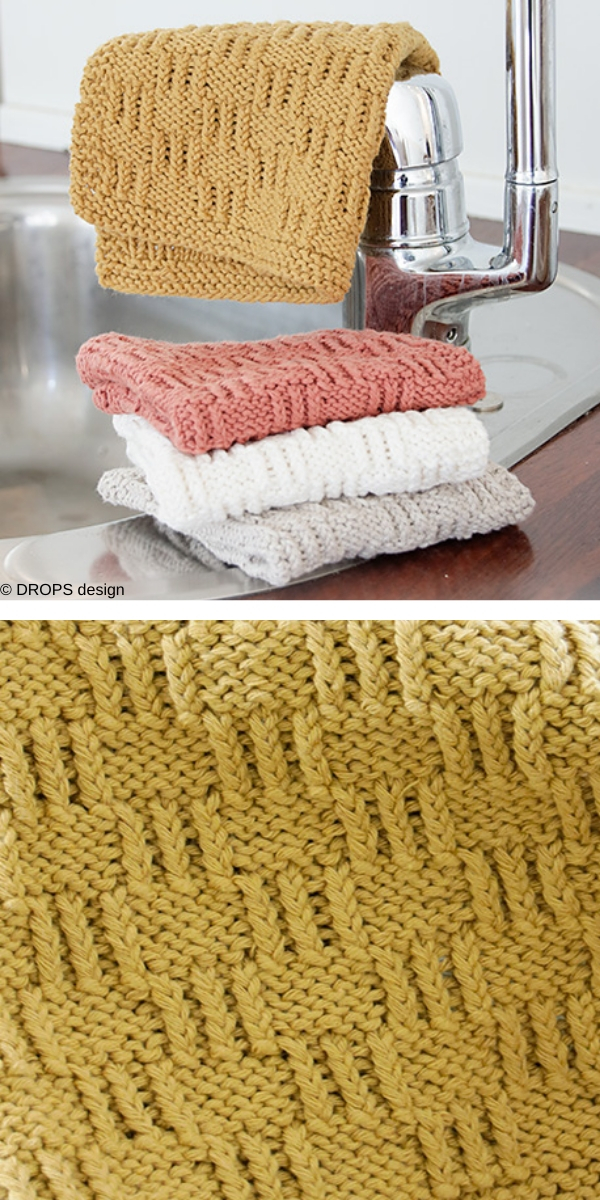 Jenny - Dishcloth and kitchen towel, Patterns