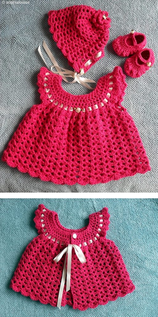 The Best 30 FREE Crochet Baby Dresses