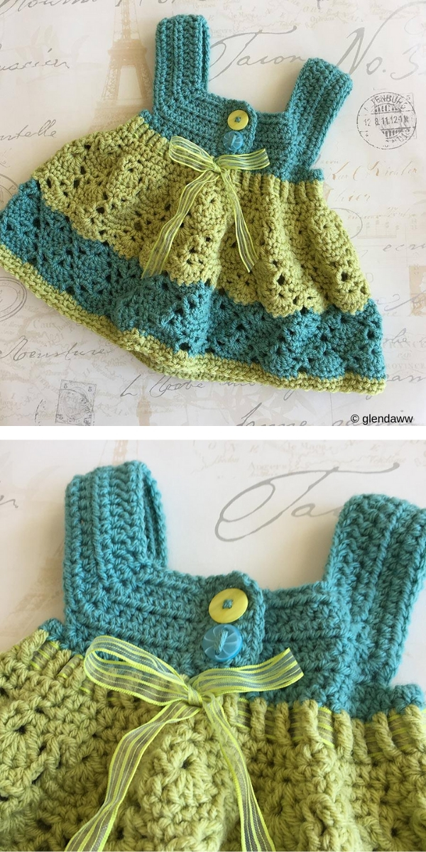 Vintage Toddler Dress Free Crochet Pattern