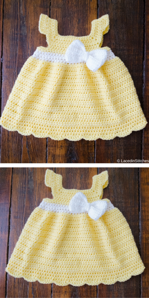 Simply Spring Baby Dress Free Crochet Pattern