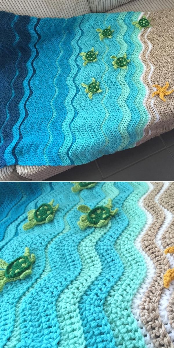 Baby Sea Turtle Blanket