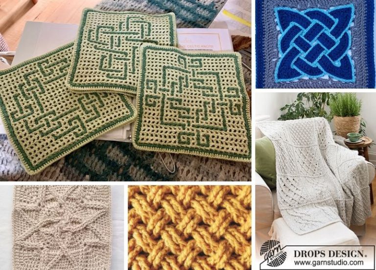 Beautiful Crochet Celtic Squares