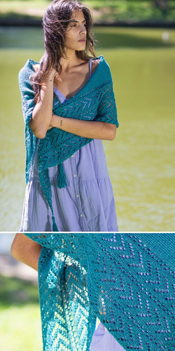 free shawl knitting pattern