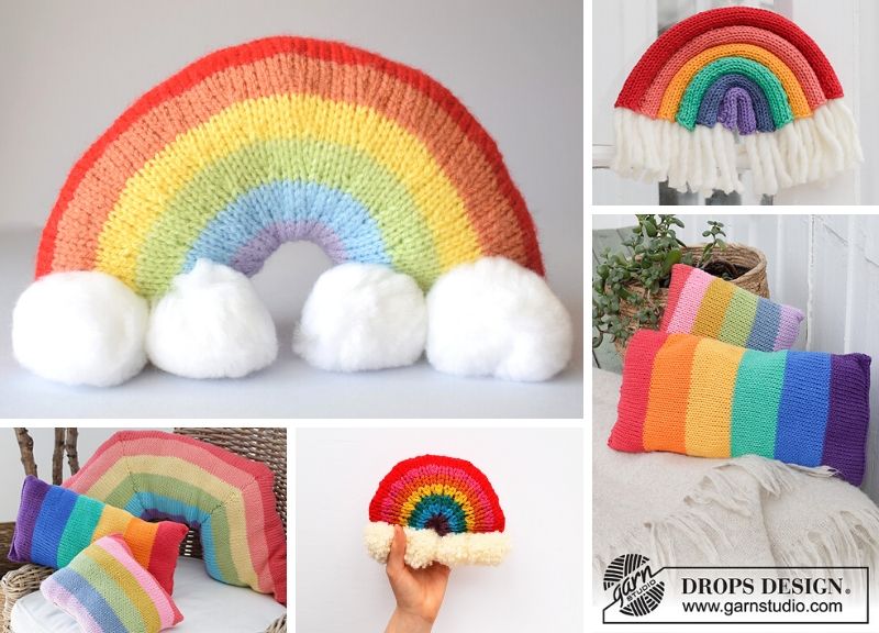 Knit Rainbow Home Accessories