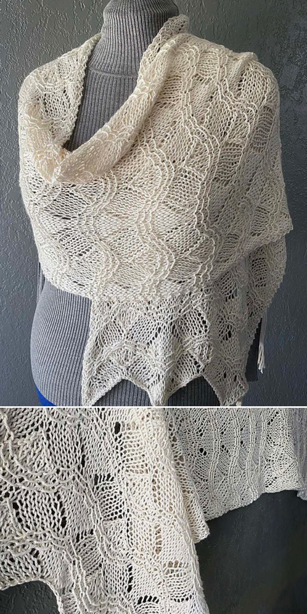 lace wrap free knitting pattern