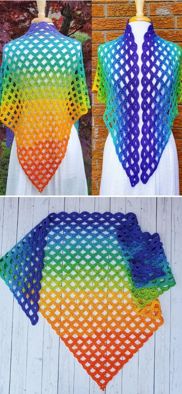 Scallop Falls Shawl Pattern