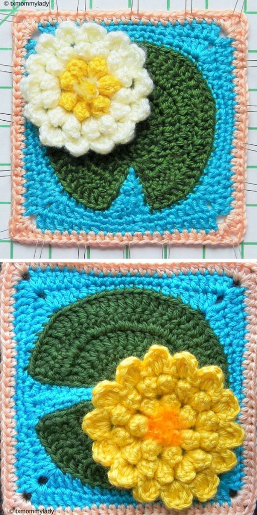 Water Lily Pad Granny Square