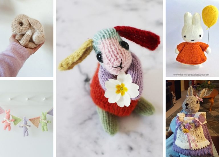 8 Cute Rabbits Free Knitting Patterns