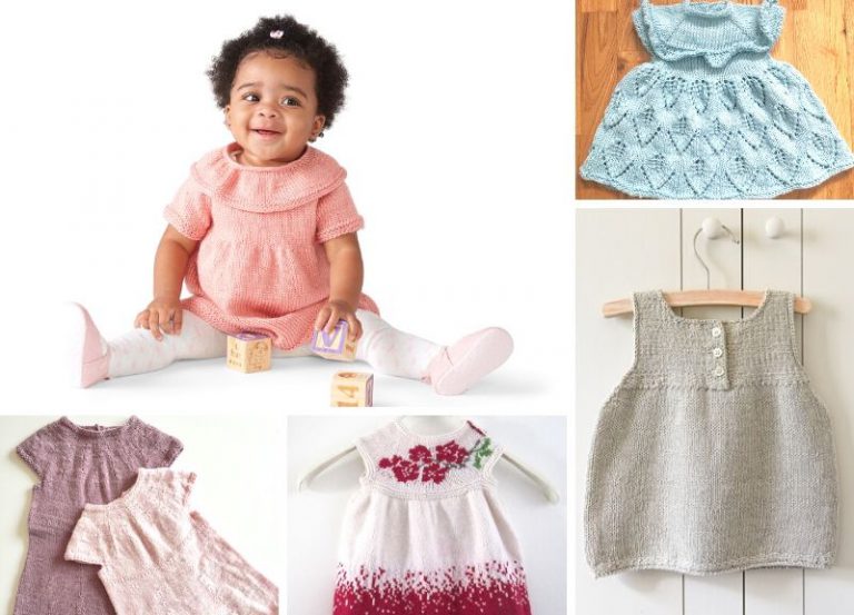 Adorable And Beginner Friendly Knitted Dresses