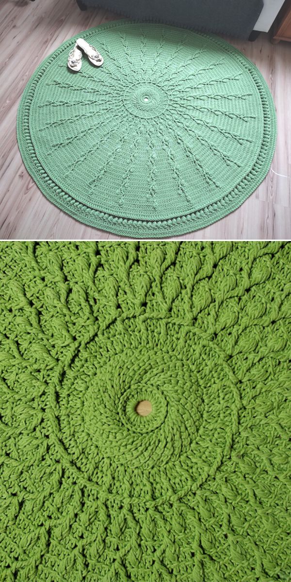 free crochet rug pattern