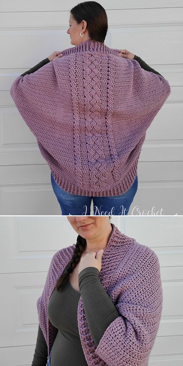 free crochet shrug pattern