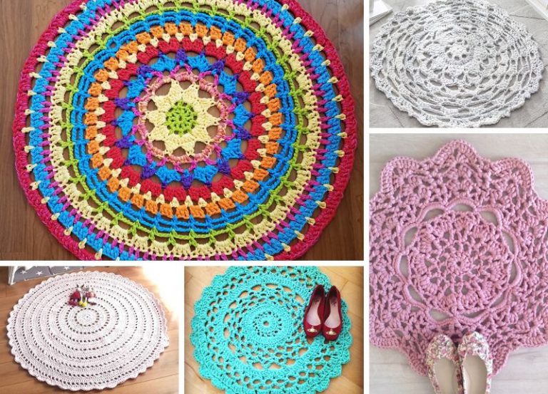 19 Doily Crochet Rugs