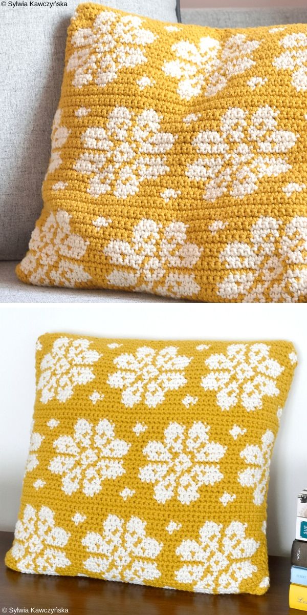 Beautiful Free Crochet Cushion Cover with Buttons Pattern - Pretty Darn  Adorable