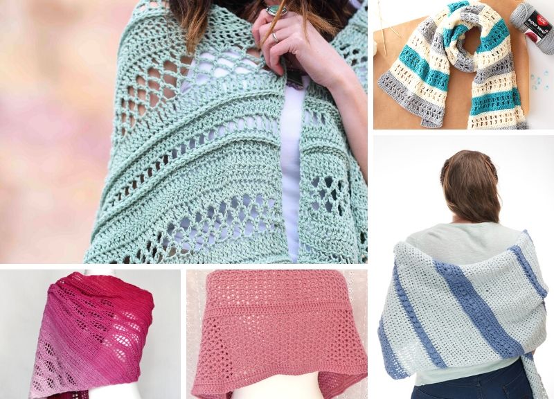 Feminine Crochet Lacy Wrap