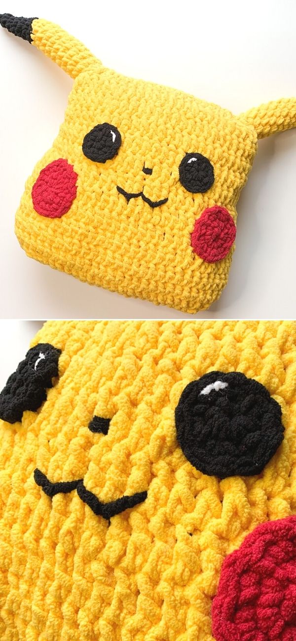 Pikachu Inspired Pillow