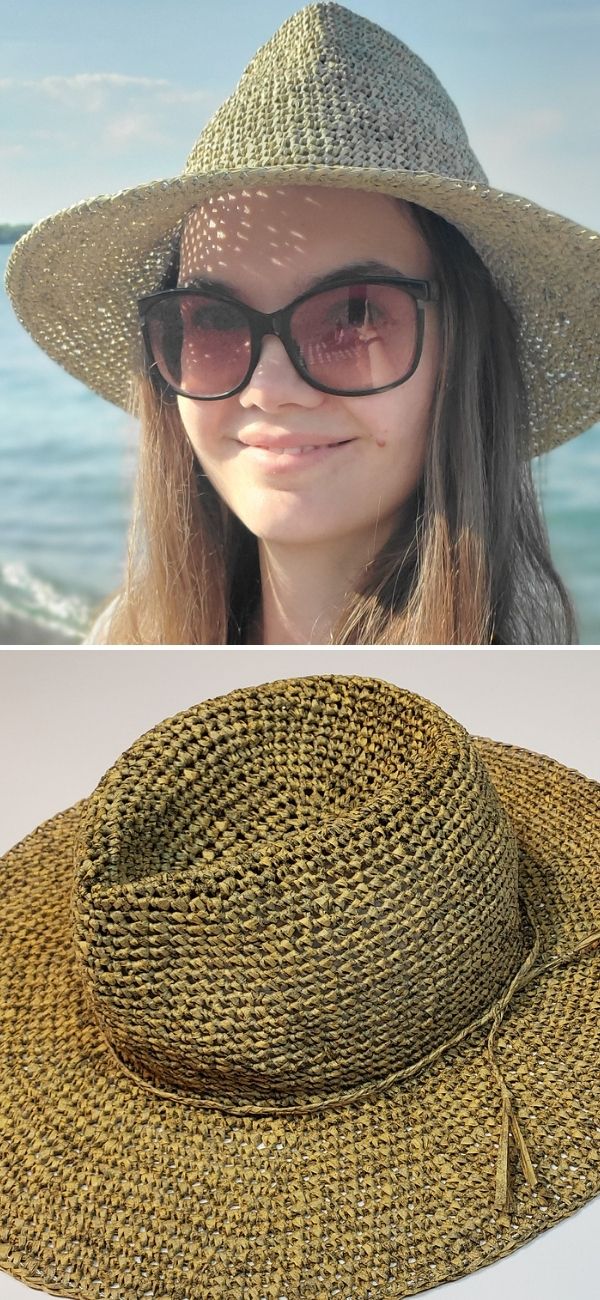 Raffia Fedora Hat