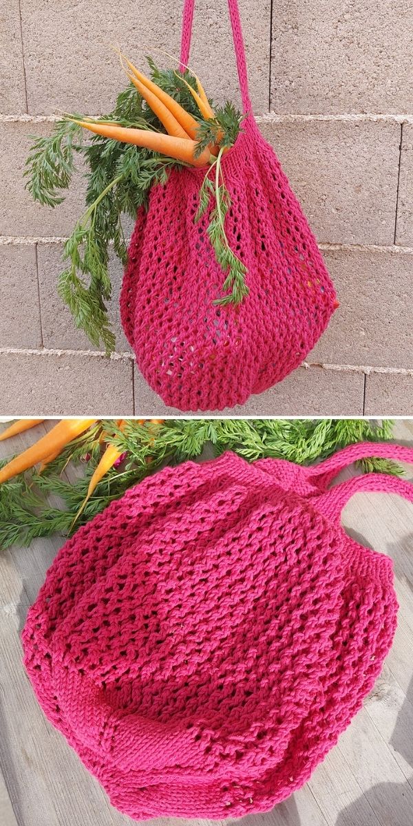 Rosa Knitted Market Bag