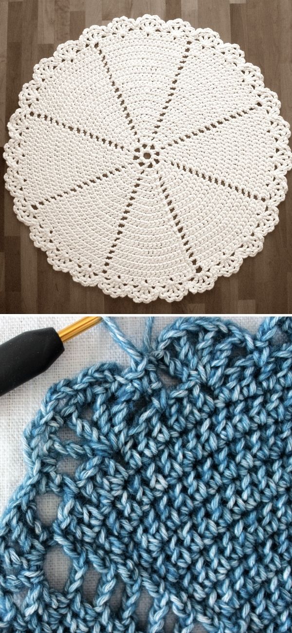 Simple Lace Rug